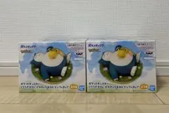 ポケットモンスター　くつろぎタイム　ピカチュウ&カビゴンフィギュア