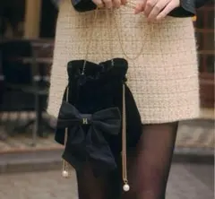 ベロア ショルダーバッグ