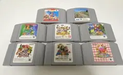 ニンテンドー64 ゲームソフト　8本　ポケモンスタジアム　スーパーマリオ　など