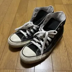 Converse ブラック ハイカット スニーカー