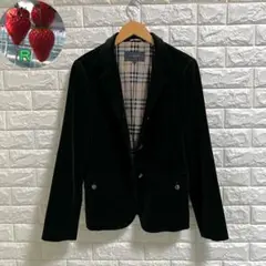 ベロア テーラードジャケット