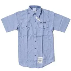 アメリカ軍 U.S.NAVYシャンブレーシャツ M 半袖 Deadstockのサムネイル