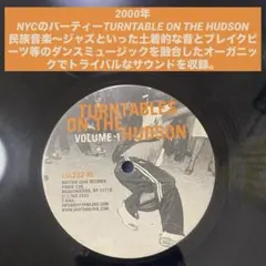 TURNTABLES ON HUDSON オーガニックトライバル ダウンテンポ