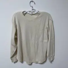 【ユニクロ】　ワッフルTシャツ　カットソー