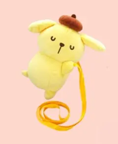 ポムポムプリン プリンのハッピールーティン だきつきポシェット