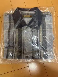 ARAMIS 長袖シャツ チェック柄 ブルー系 M