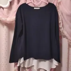 重ね着風 Tシャツ