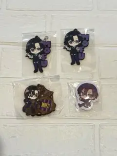 カラフルピーチ　もふくん　ラバーキーホルダーまとめ売り