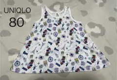 UNIQLO ディズニー ミニー チュニック ノースリーブ 80