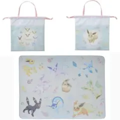 ポケモン ブイズ ブランケット 巾着付き