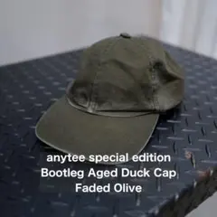 希少】anytee Bootleg Aged Duck Cap ブラック - メルカリ