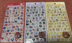 【新品・正規品】新作サンリオ ボンボンドロップシール文字　キティ クロミ プリン