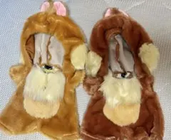 ディズニー チップとデール コスチューム ユニベア ぬいぐるみ用
