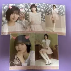 乃木坂46 個別生写真 中西アルノ 2025 ハロウィン 5種コンプ 美品