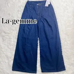 新品 La-gemme ラジェム ウエストカットオフデニムパンツ Mサイズのサムネイル