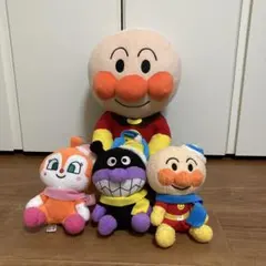 BIGアンパンマンと ドキンちゃんばいきんまん アンパンマン 4点セット
