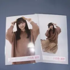 櫻坂46 生写真 小田倉麗奈 いぬみみ チュウ 座り