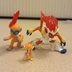 立体ポケモン図鑑 ヒコザル モウカザル ゴウカザル - メルカリ