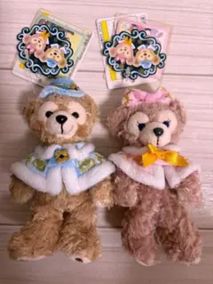 ダッフィーフレンズ　ぬいぐるみバッジ　クリスマス2013