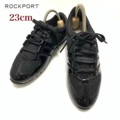 ロックポート by adidas スニーカー コンフォートシューズ 23cm 黒