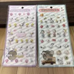 スヌーピー PUKUPUKU ぷくぷくシール ウッドストック まとめ売り グッズ