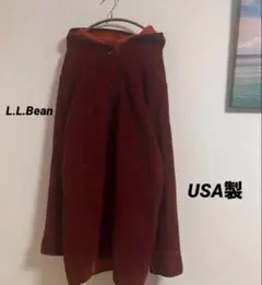 L.L.Bean フリースコードフード付き/USA製/S(日本の M〜L )