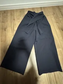 GU ワイドパンツ ネイビー Mサイズ