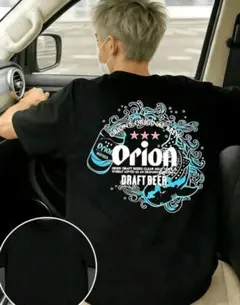 Orion DRAFT BEER プリント Tシャツ ブラック xxl