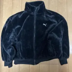 PUMA フリースジャケット M ダークグレー