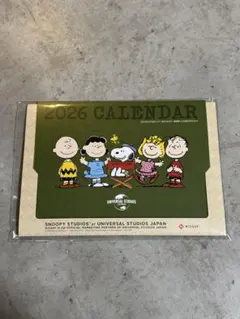 【新品未開封】【非売品】スヌーピー 2026年 卓上カレンダー ニッセイ
