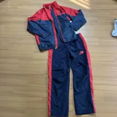 Nike チェック柄 ジャージ セットアップ　シャカシャカ　Mサイズ