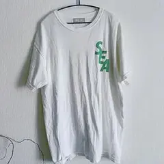 WIND AND SEA ホワイトオーバーサイズTシャツ