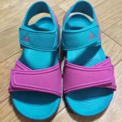 adidas サンダル ターコイズ ピンク 21センチ