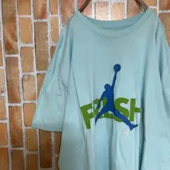 153NIKEナイキAIRJORDANジョーダンブランドビッグプリント半袖シャツ