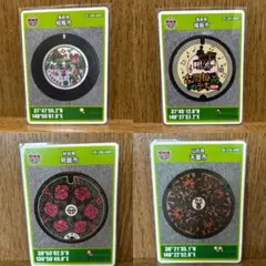 マンホールカード4枚セット 福島家＆山形県＆秋田県