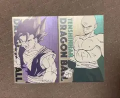 ドラゴンボール 40th メタリックポストカード ベジット 天津飯