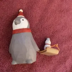 クリスマス　ペンギン　置物