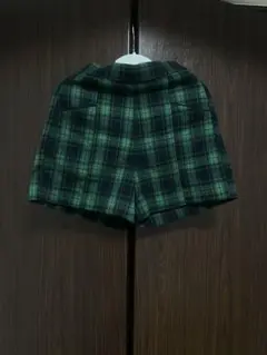 エゴイスト グリーンチェック ショートパンツ
