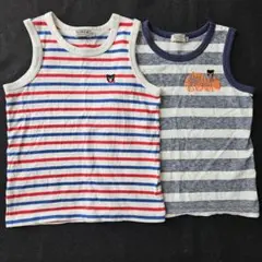ダブルビー タンクトップ 2枚セット110cm ミキハウス