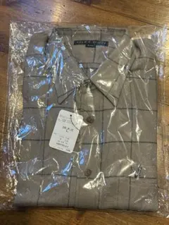 新品 英国LYLE & SCOTT メンズ Yシャツ 長袖 Lサイズ