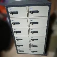 装弾ロッカー Shell Locker 鍵付き シャッター式 レトロ 中古 - メルカリ