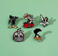 ルーニー・テューンズ ピンバッジ 5個セット