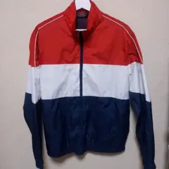 Bershka トリコロール ナイロンジャケット XS used