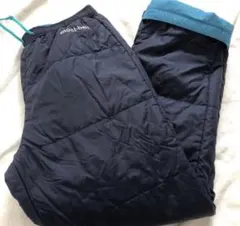モンベル130パンツ防寒サーマラップパンツ女の子キッズ男の子リバーシブル雪