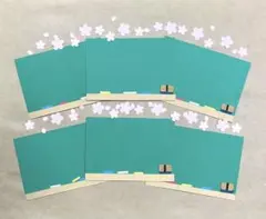 メッセージカード黒板（大）　桜の花　色紙　寄せ書き　　　NO.105