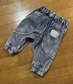 オフィシャルチーム　デニムパンツ サルエル風　100サイズ