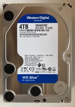 HDD 4TB 動作確認フォーマット済 WD Blue WD40EZRZ
