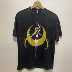セーラームーン ビンテージ加工　Tシャツ　両面プリント