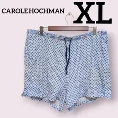 CAROLE HOCHMAN【XL】ショートパンツ 総柄 コットン100%