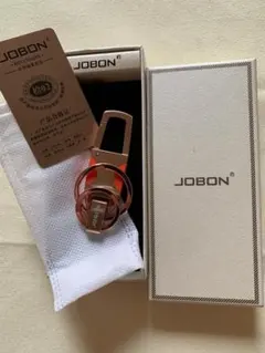 JOBON キーホルダー オレンジ ゴールド